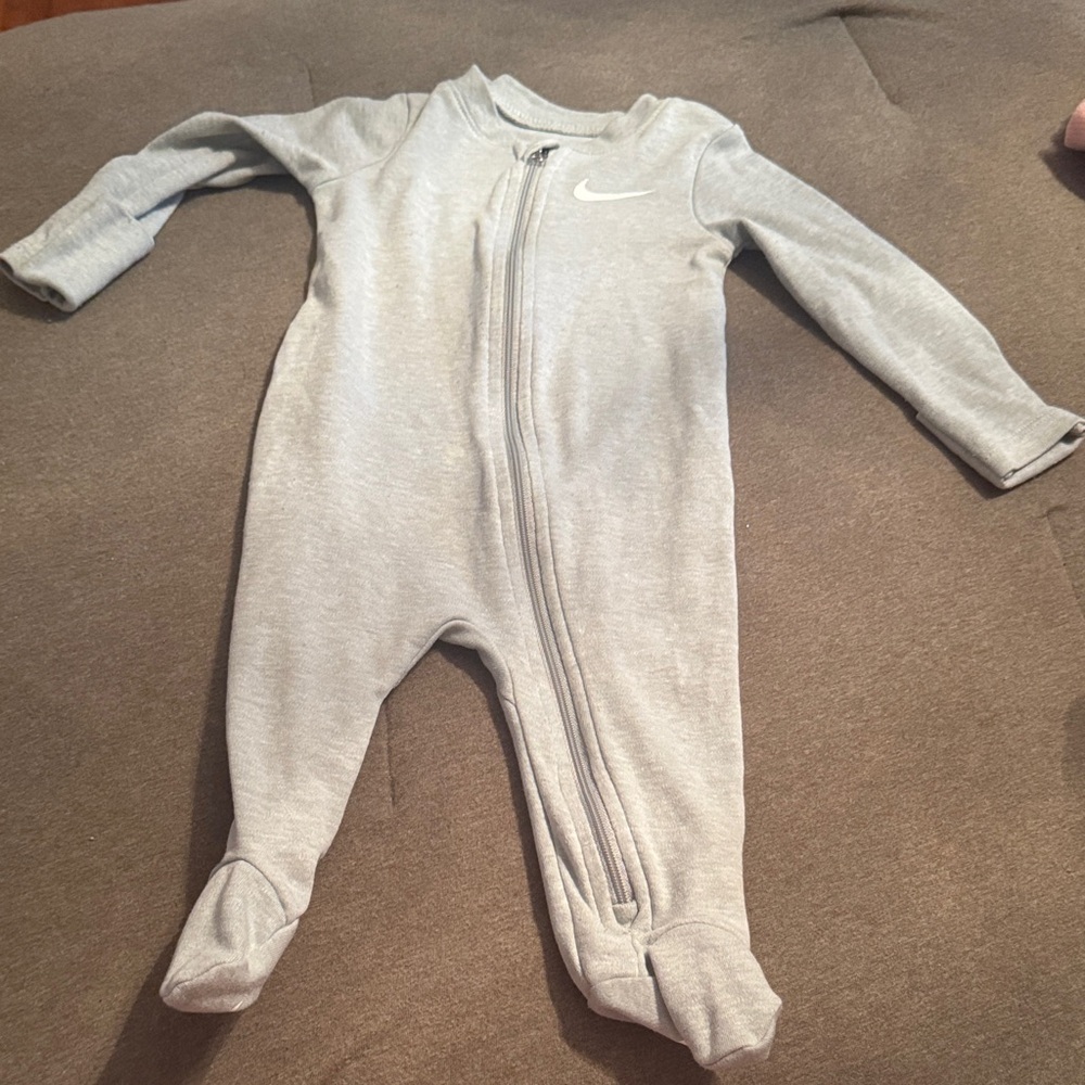 Nike green blue 6 month onesie